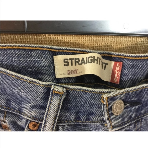 505 Levis Men’s Jeans Straight Leg Size 36x30 - Picture 3 of 5
